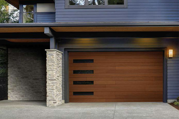 Modern Garage Doors - Canyon-Ridge - Plank Design