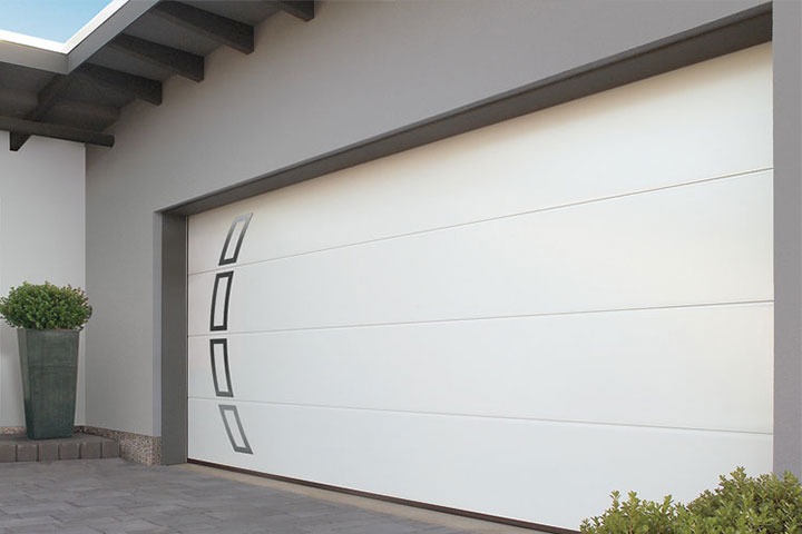 Modern Garage Doors - Taurus, Hormann - Arch Shaped Applique