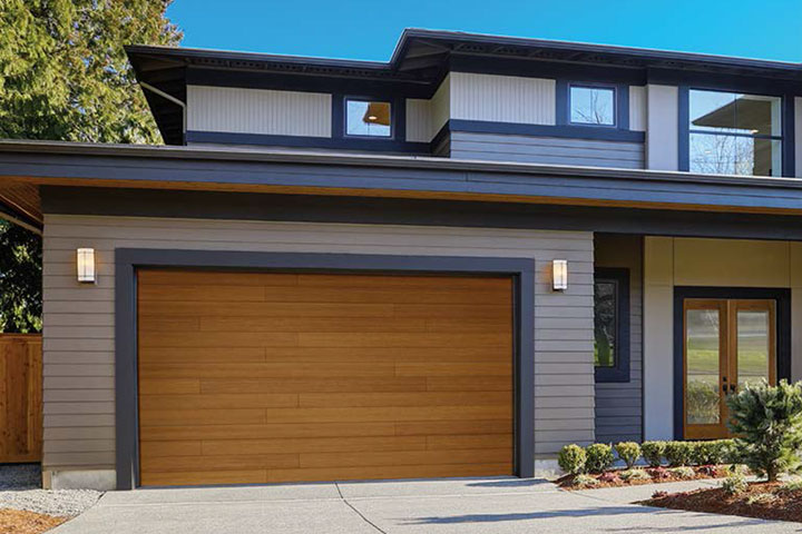 Modern Garage Doors - Canyon-Ridge - Plank Design 3